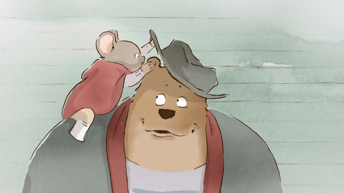Una imatge de la pel·lícula d'animació Ernest & Celestine. Contes d'hivern
