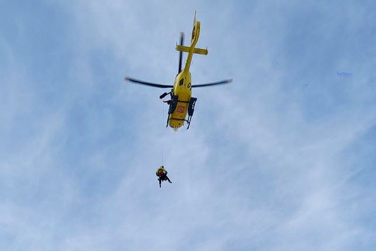 Mobilitzar un helicòpter de rescat per una imprudència té un cost de 3.151,30 euros l'hora i la unitat