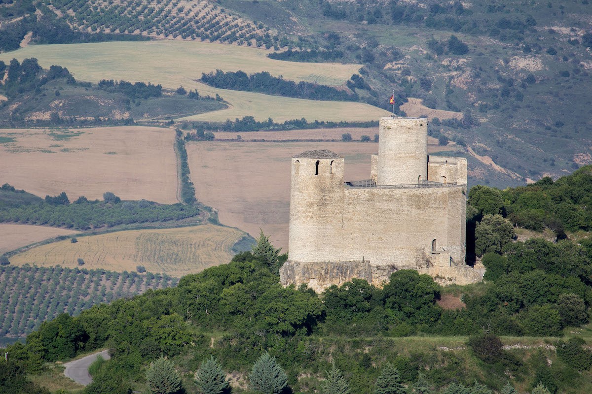 Imatge aèria del Castell de Mur