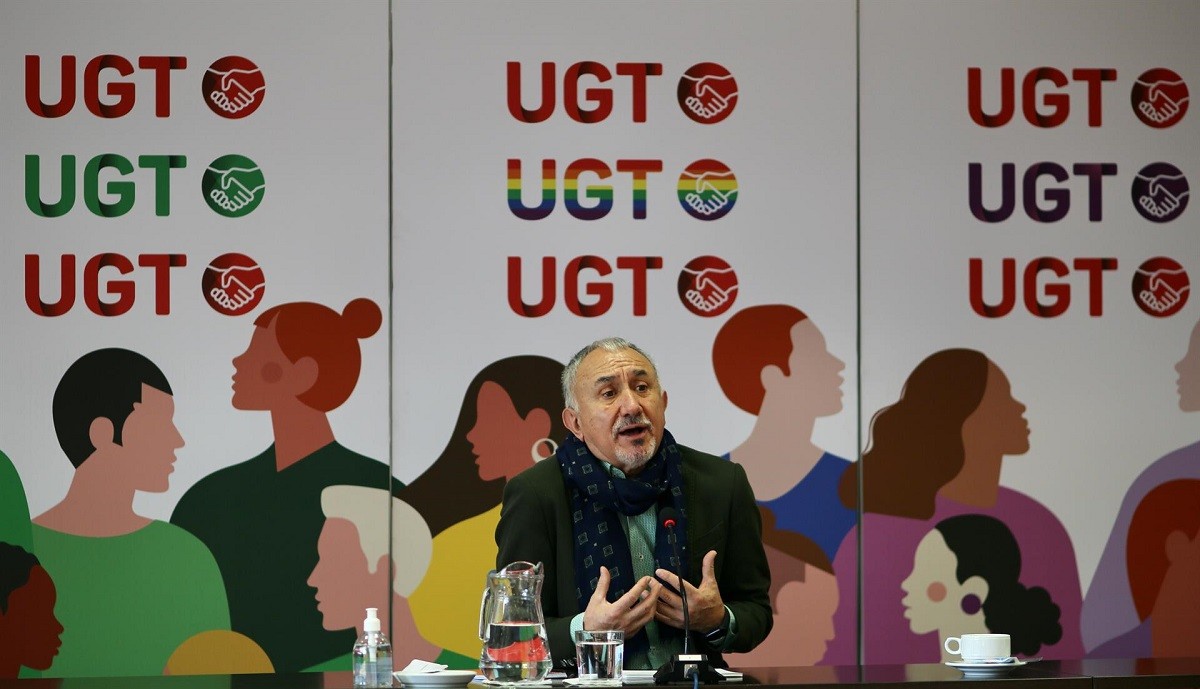 El secretari general d'UGT, Pepe Álvarez.