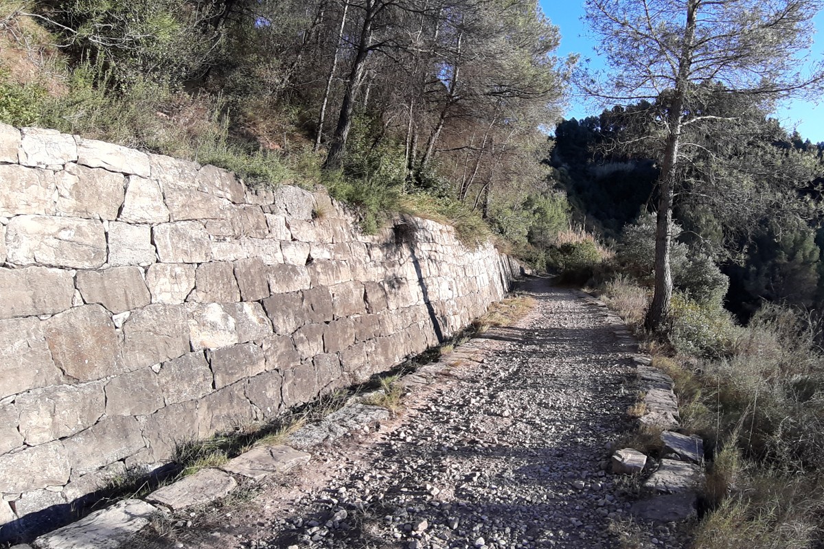 Antic Camí del Cremallera de Montserrat a la Bauma