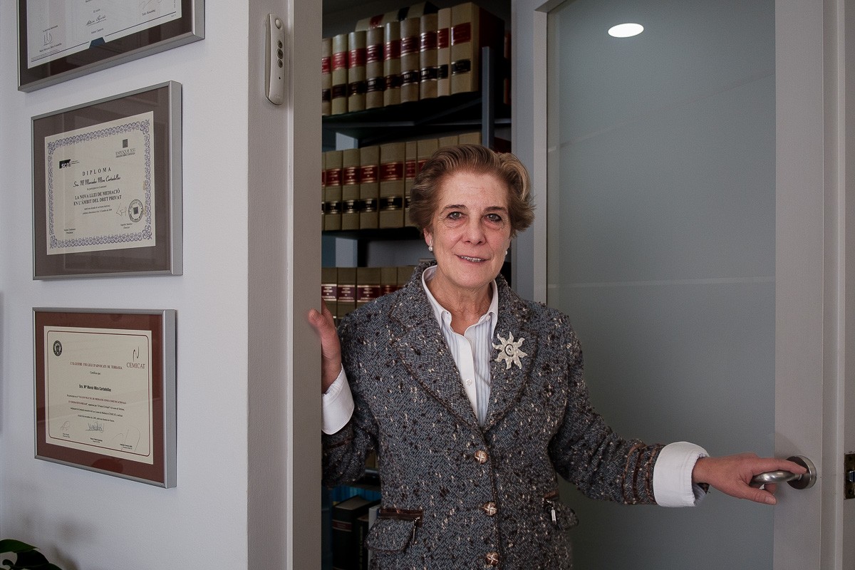 Mercè Mira, advocada de família i presidenta de la Societat Catalana d'Advocats de Família (SCAF). 