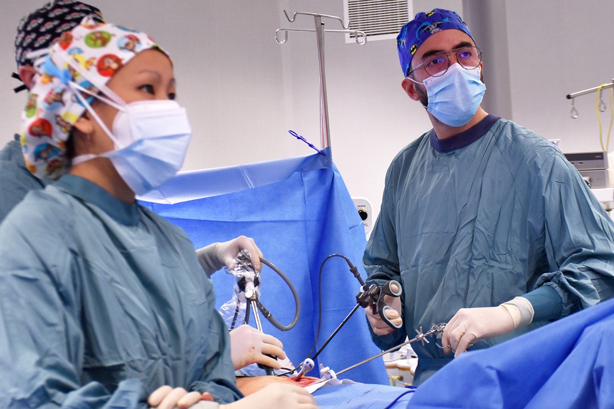 Intervenció quirúrgica amb les pinces de Servocad