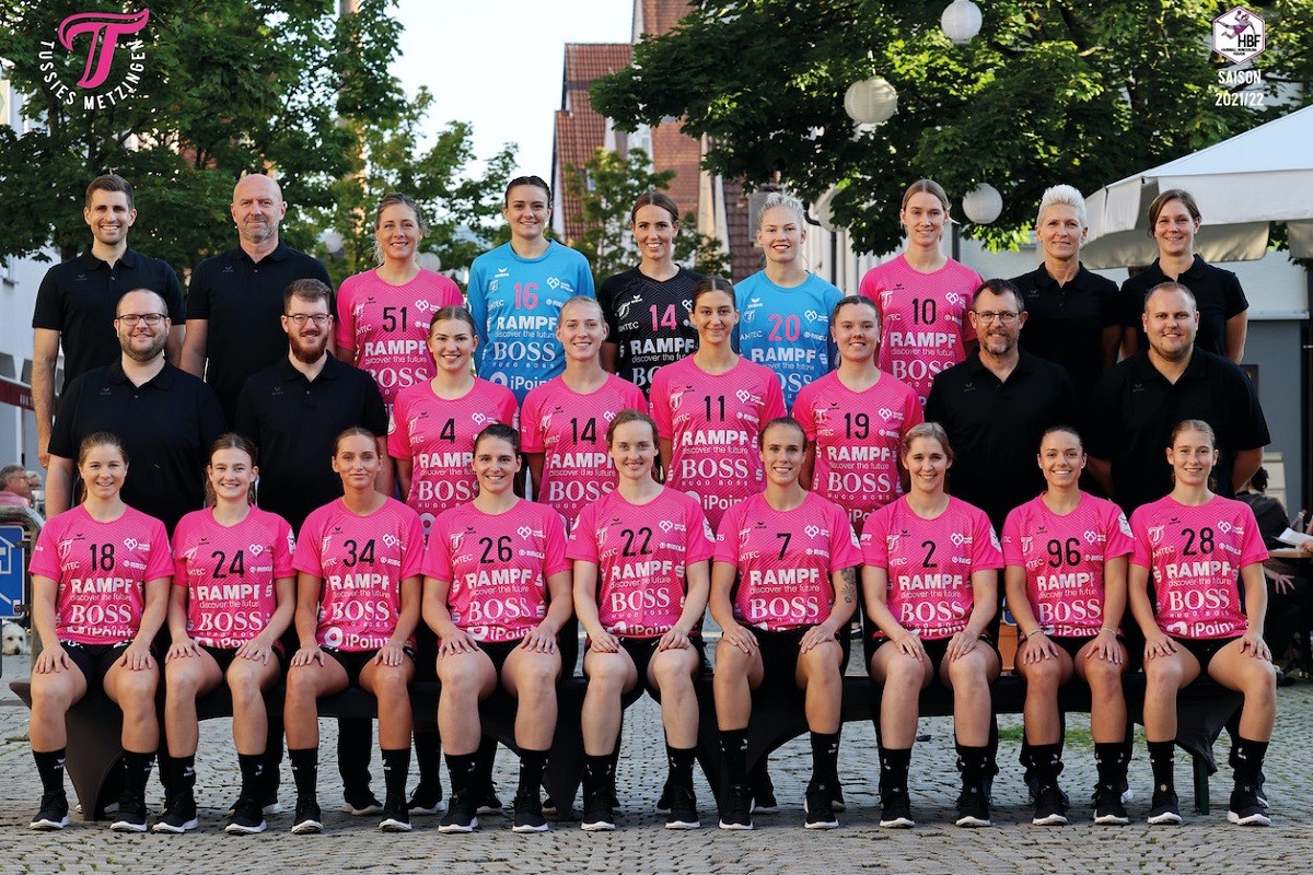 Les jugadores de l'equip alemany d'handbol femení