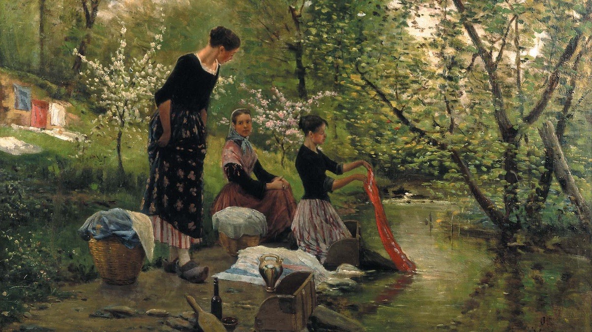«Les bugaderes» (1903), de Marian Vayreda.
