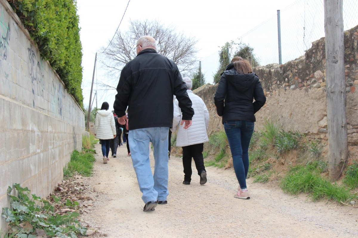 Gent gran, en una caminada feta a Reus