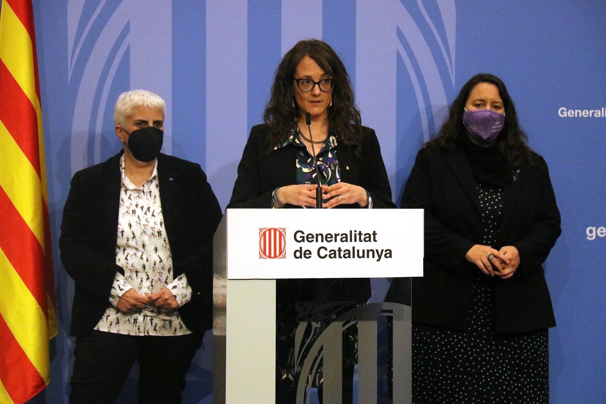 Presentació del Pacte Nacional contra les violències masclistes.