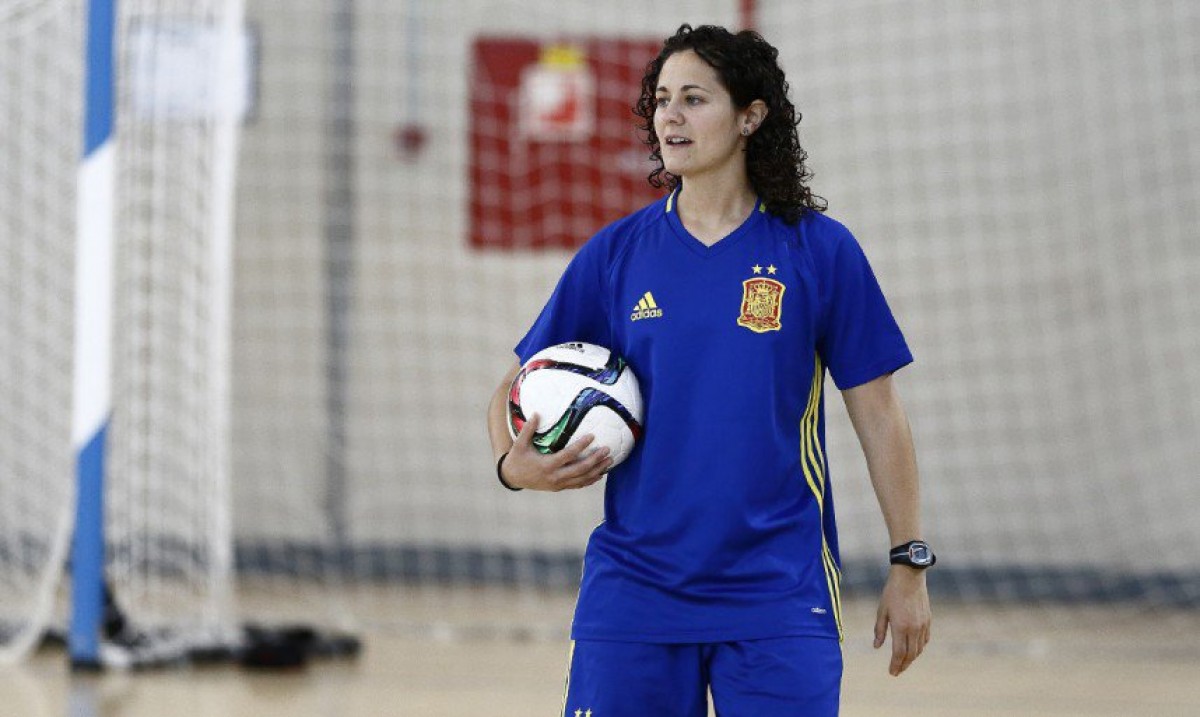 Clàudia Pons, seleccionadora espanyola de futbol sala femení