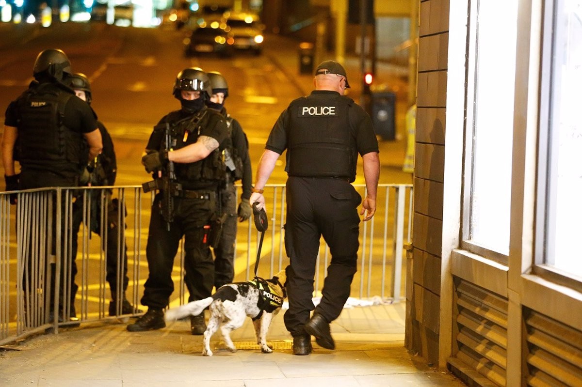 Agents de la policia britànica a Manchester, el 2017