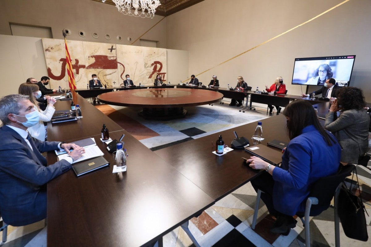 Reunió del Govern del 8 de febrer del 2022.
