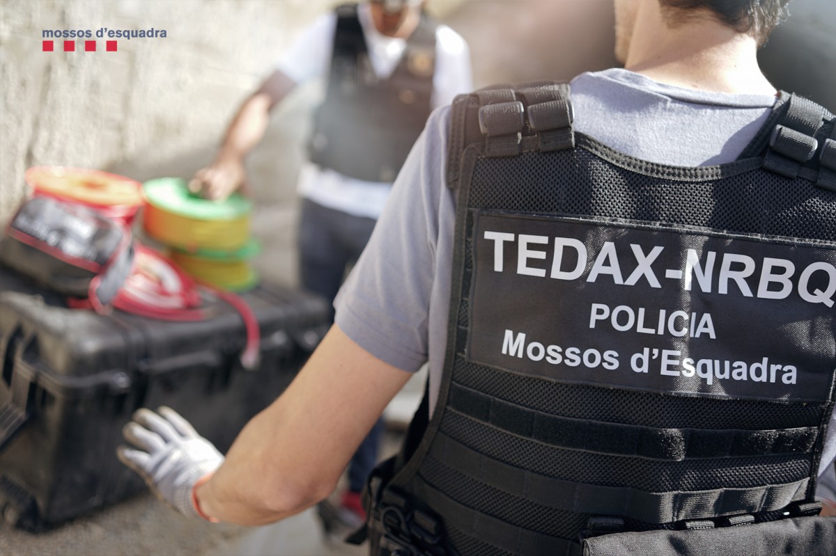 La unitat TEDAX dels Mossos d'Esquadra
