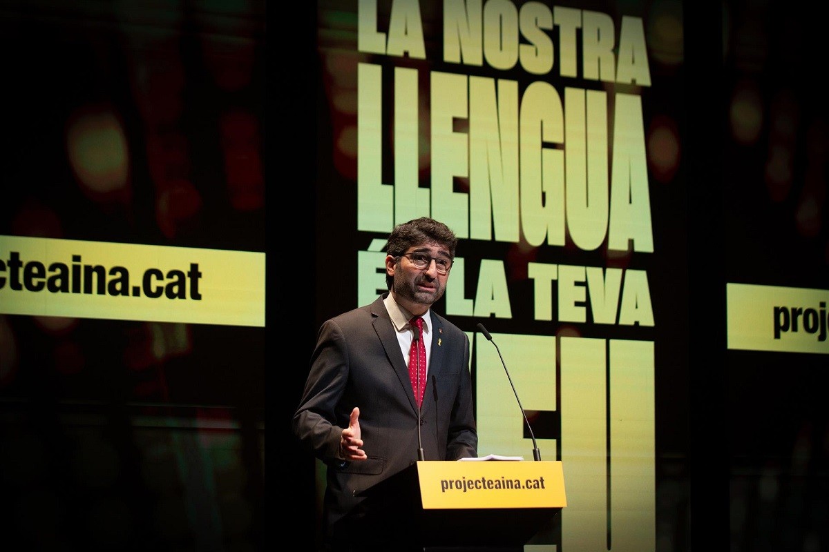 El vicepresident Puigneró presenta la campanya de captació de veus del projecte AINA