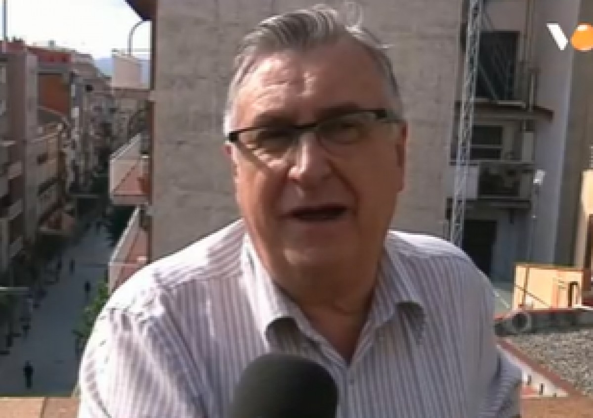 Antoni Porta, en una entrevista televisiva.