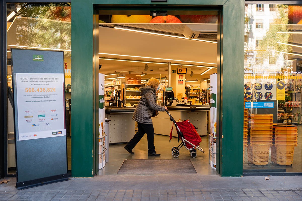 Un supermercat Bon Preu de Barcelona
