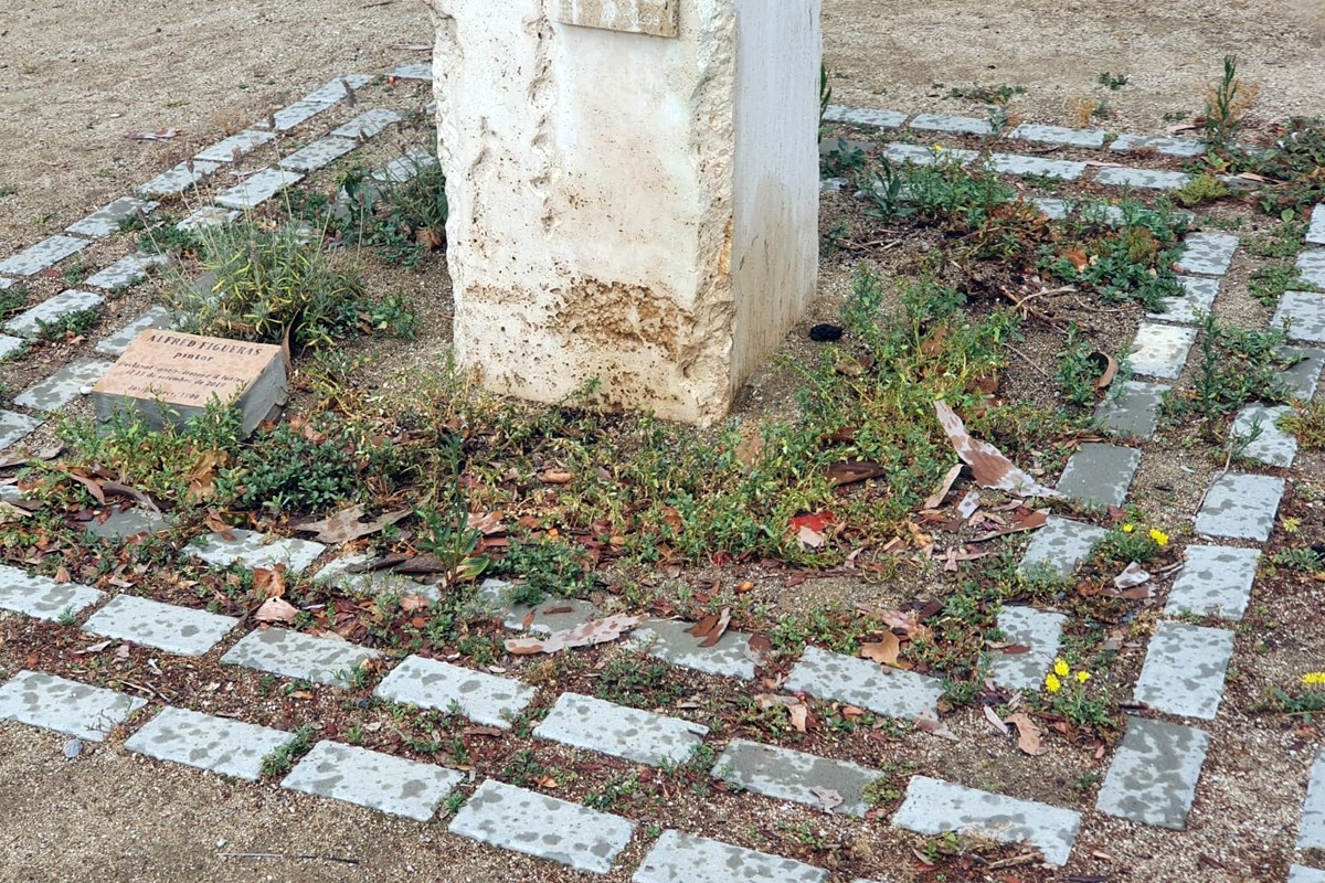 Parterre del monument a Alfred Figueras
