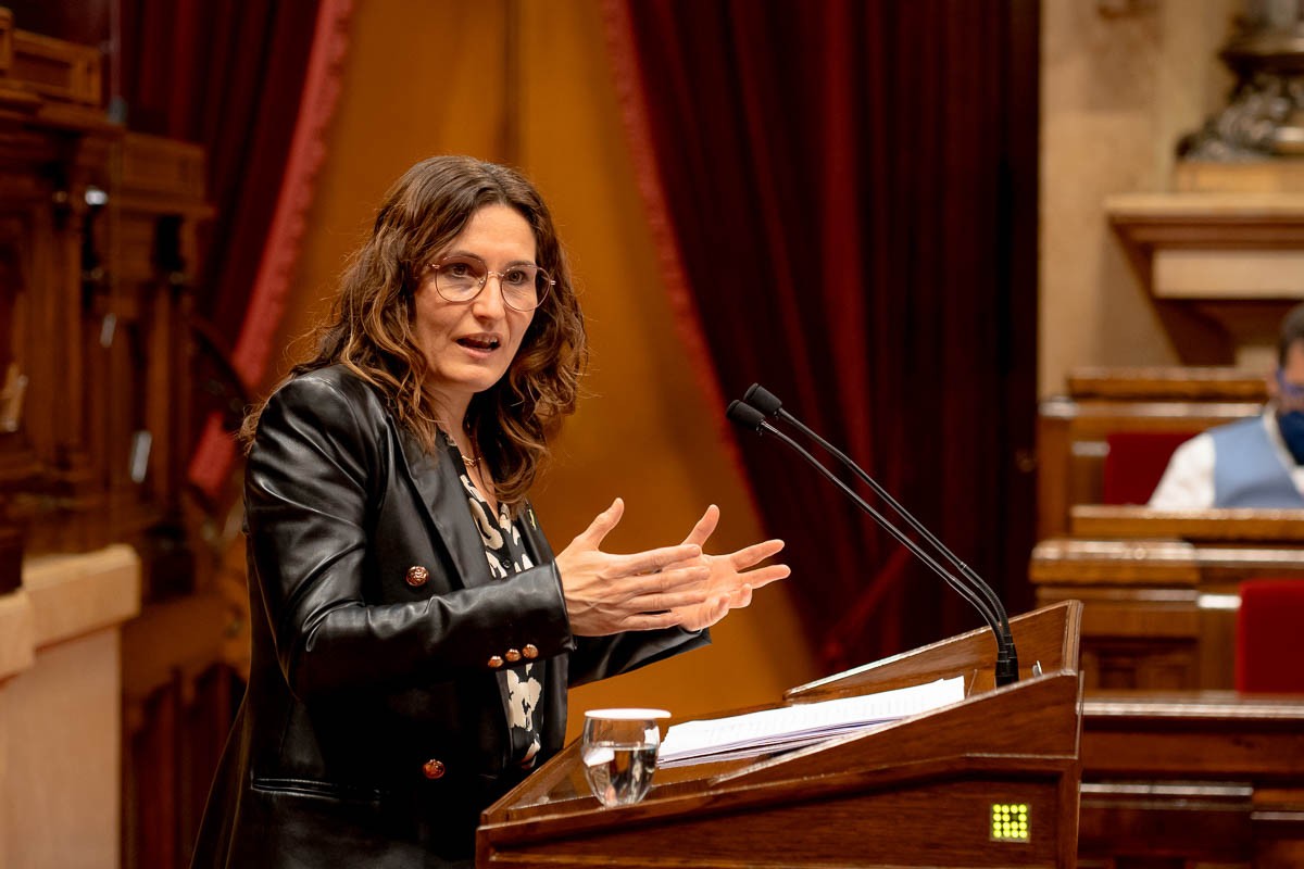 Laura Vilagra, en una foto recent al Parlament de Catalunya