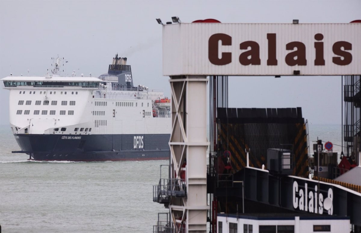 El port de Calais, en territori francés 