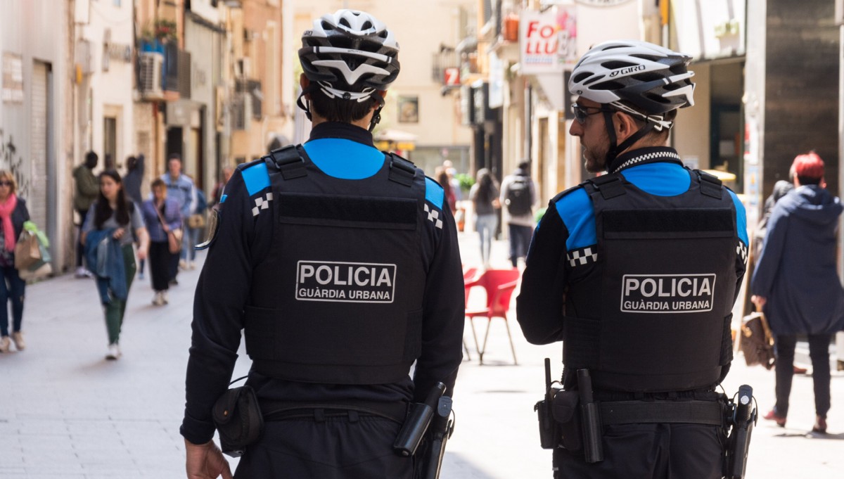 Dos membres de la Guàrdia Urbana de Lleida