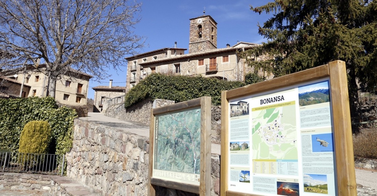 Entrada al municipi de Bonansa