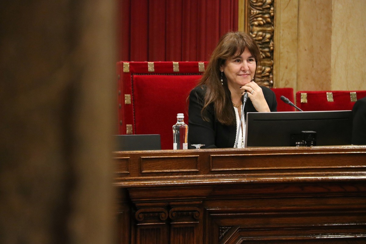 Laura Borràs, al Parlament