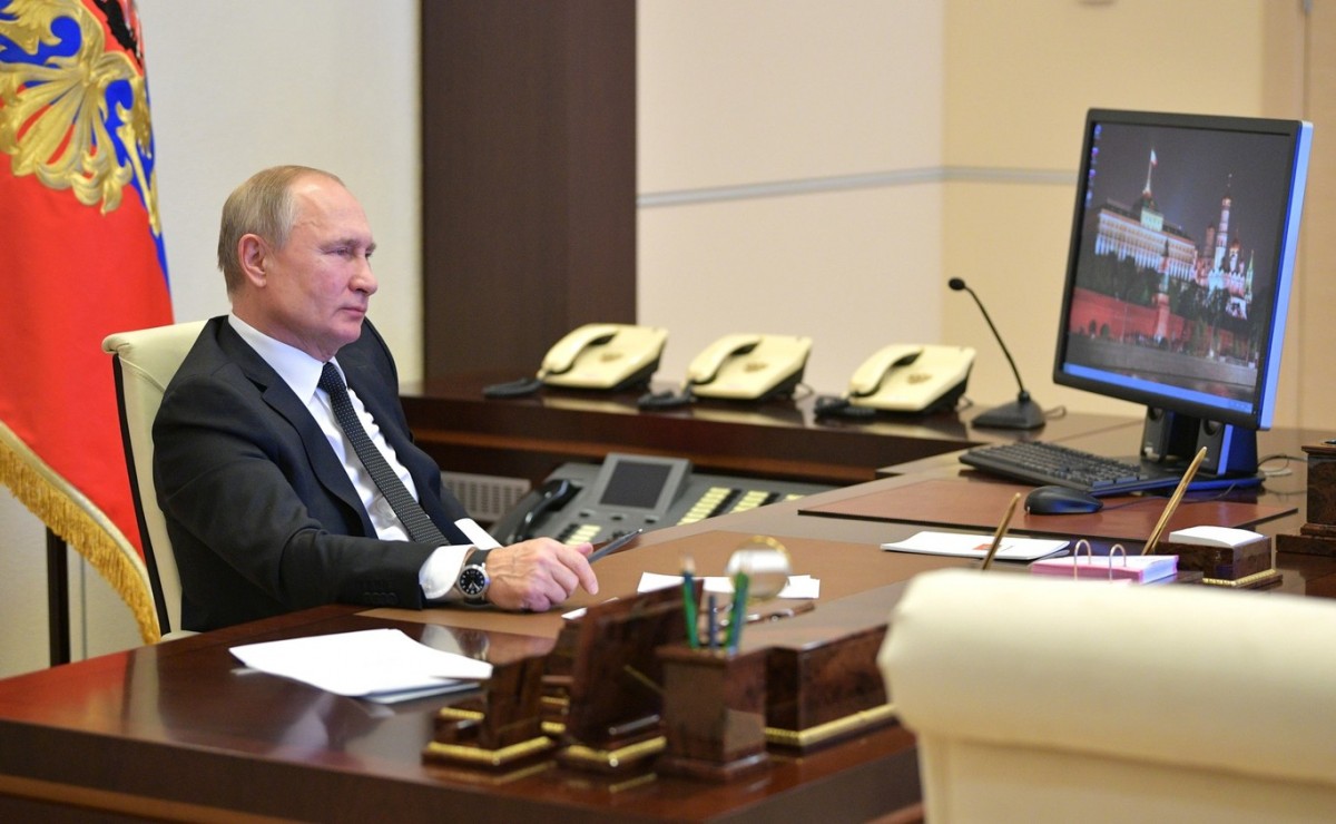 Vladímir Putin, al seu despatx