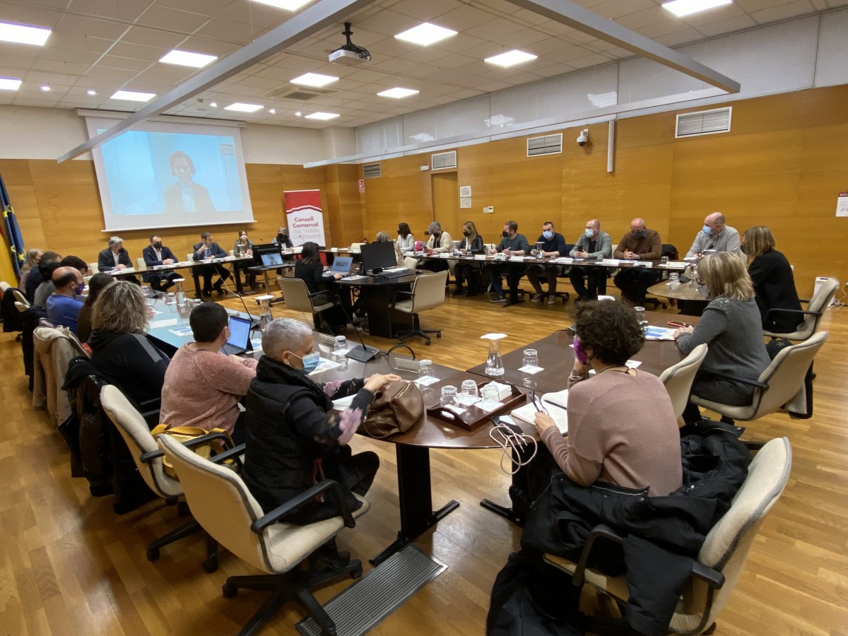 El Consell d'Alcaldies s'ha reunit amb representants del govern català