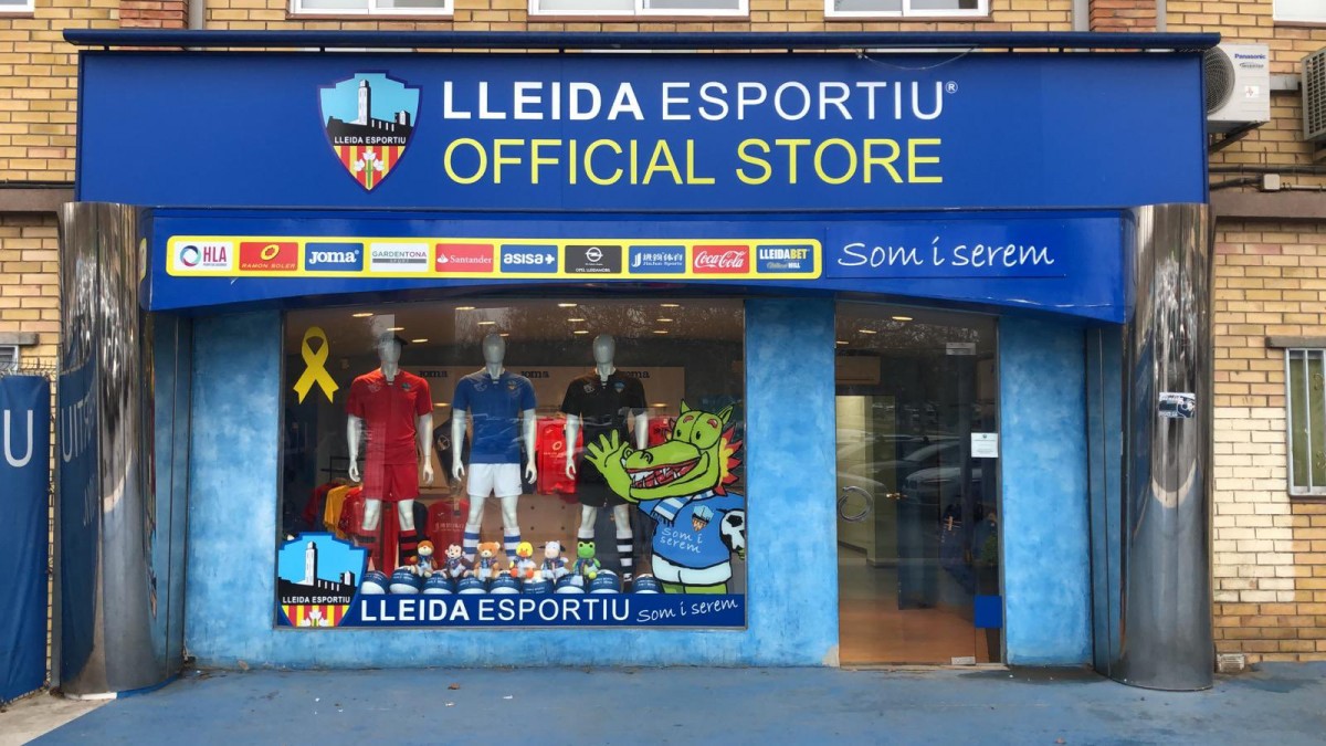 Imatge de la botiga del Lleida Esportiu
