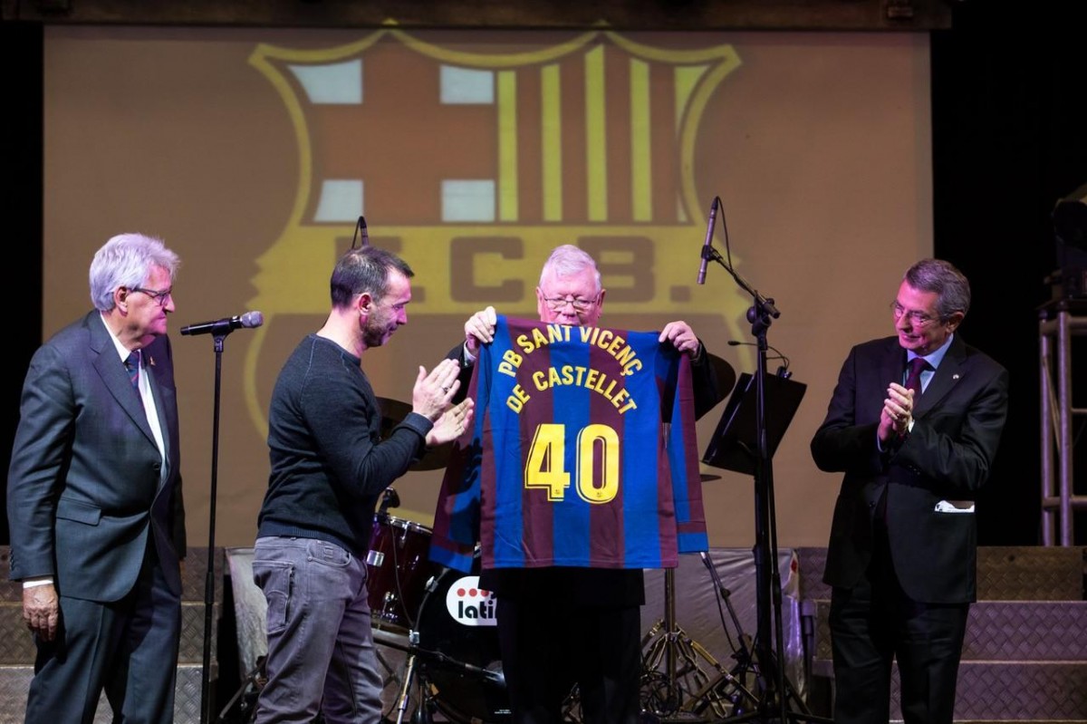 La Penya Blaugrana de Sant Vicenç de Castellet, quan va celebrar els 40 anys