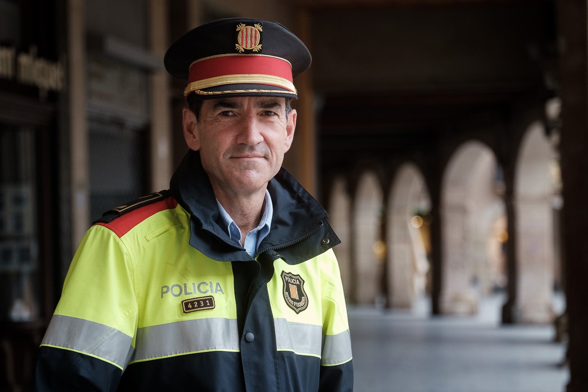 Joan Salamaña, cap de l’Àrea Bàsica Policial d’Osona.