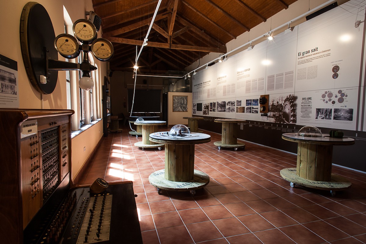 Interior del Museu Hidroelèctric de Capdella