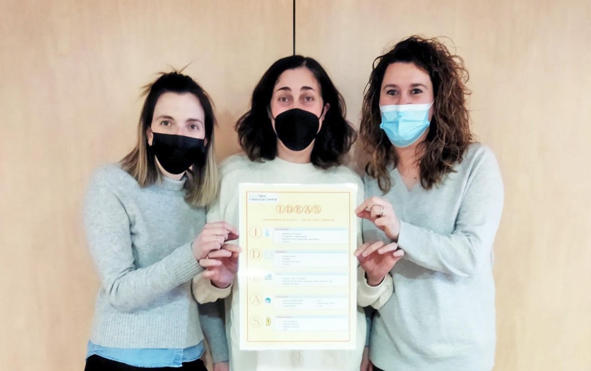 Mireia Calveras, Glòria Cort i Anna Travé, les infermeres impulsores de l'estudi