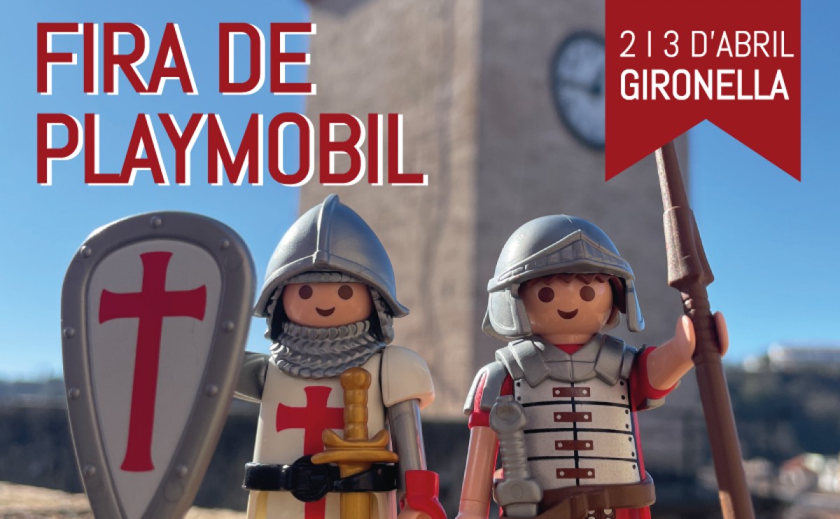 Gironella dedica una fira a les mítiques joguines de la casa Playmobil