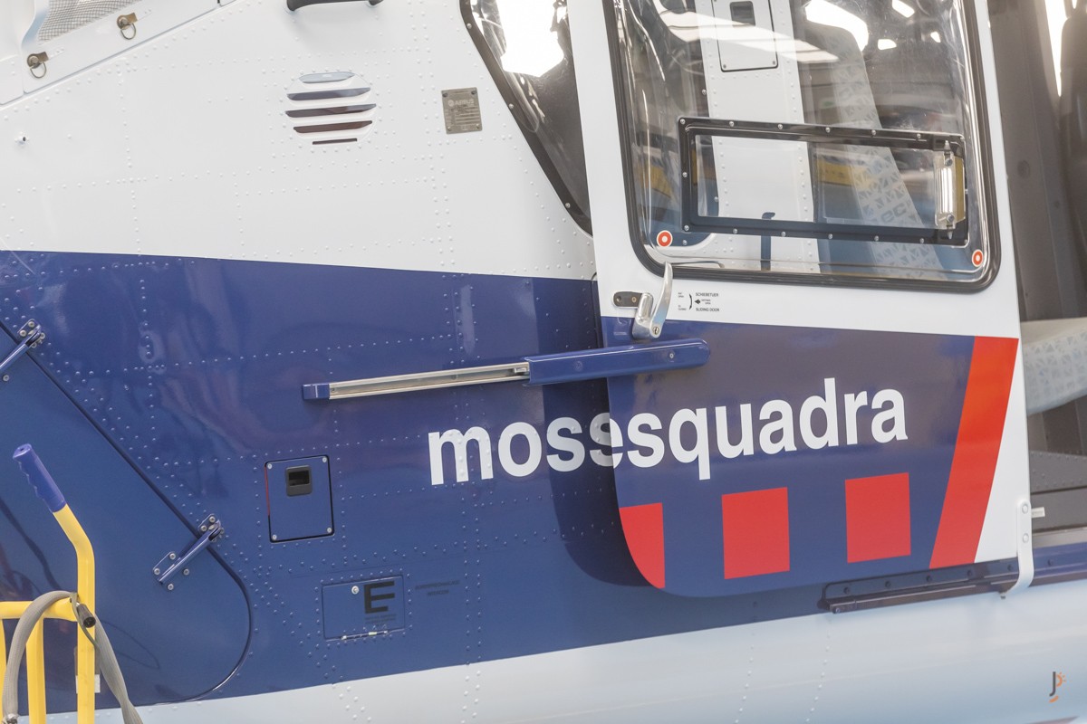 Un helicòpter dels Mossos d'Esquadra