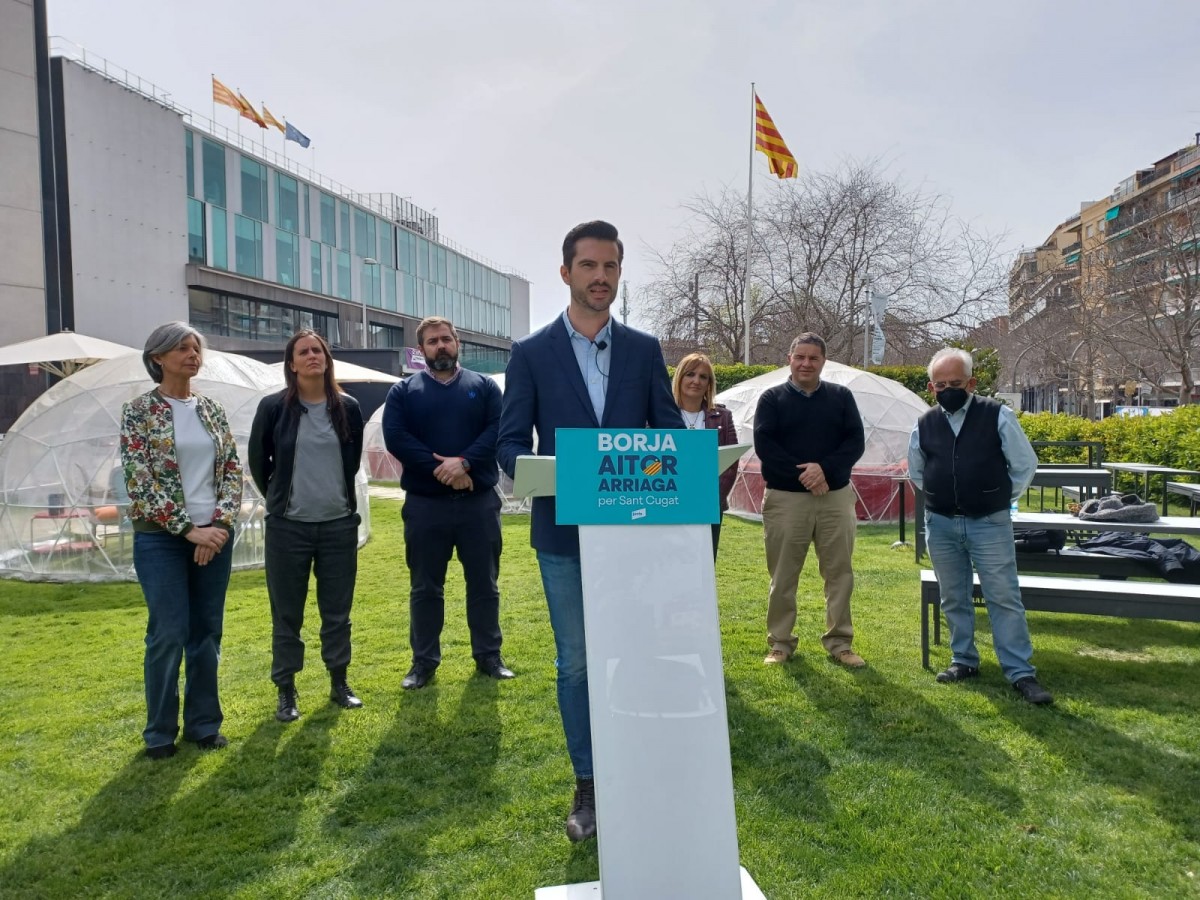 Bloc de Junts per Sant Cugat en suport a la candidatura de Borja Aitor Arriaga
