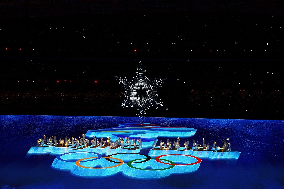 Cerimònia de clausura dels últims Jocs Olímpics d'Hivern.