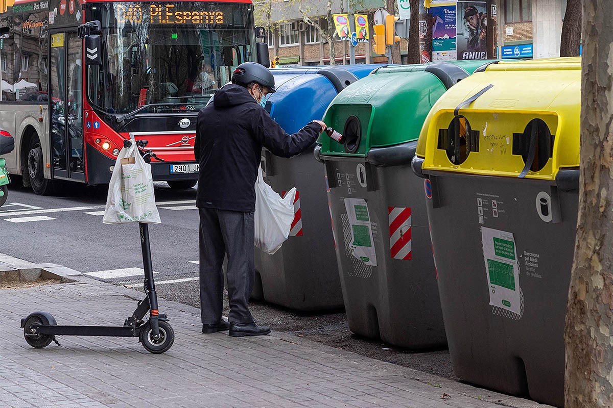 L'objectiu de reciclatge marcat per la Unió Europea de cara a 2025 és del 55% 