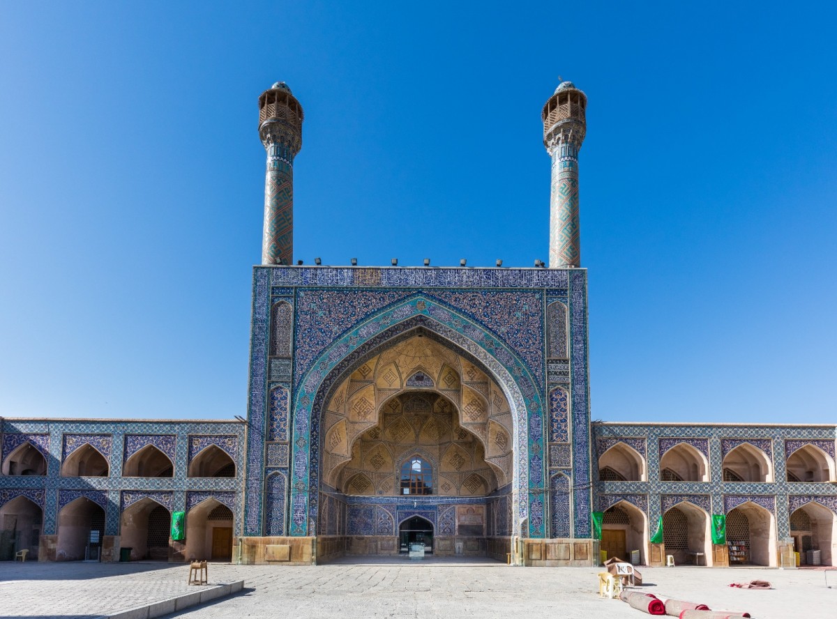 La mesquita d'Isfahan, un dels llocs visitats per Santi Nogués