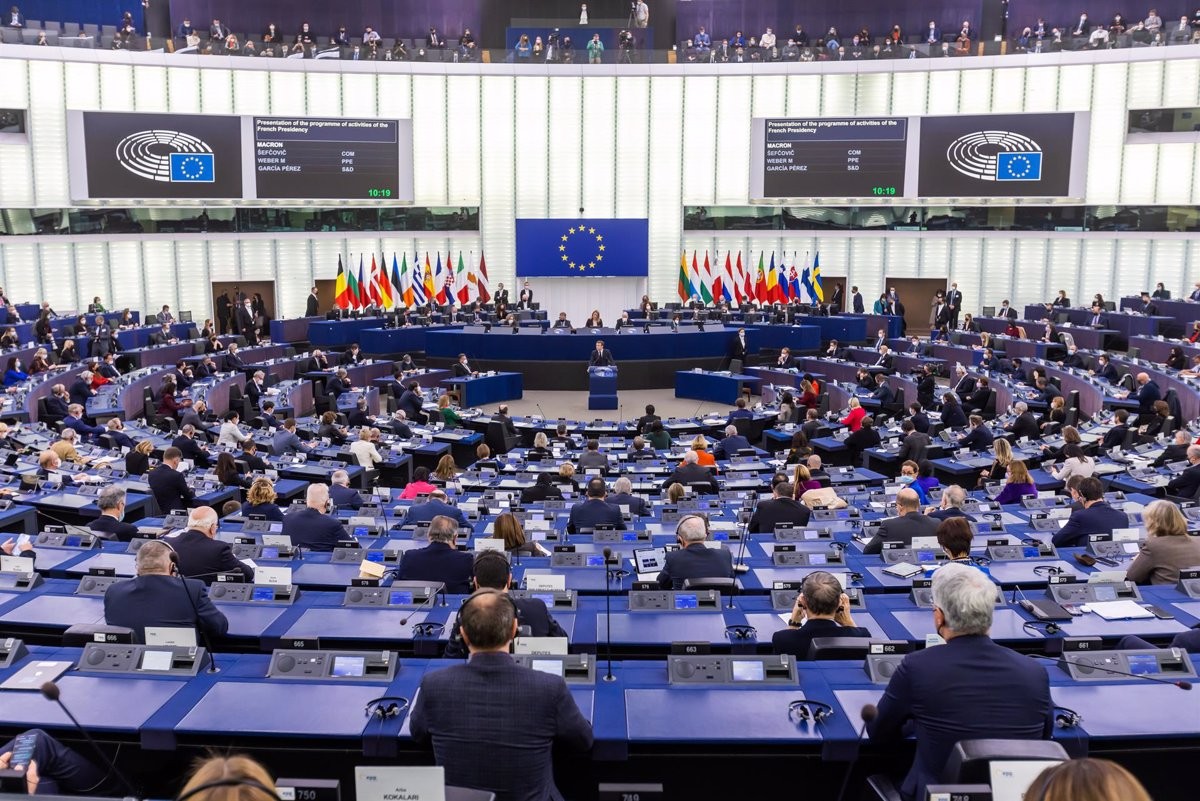 Ple del Parlament Europeu, en una imatge d'arxiu