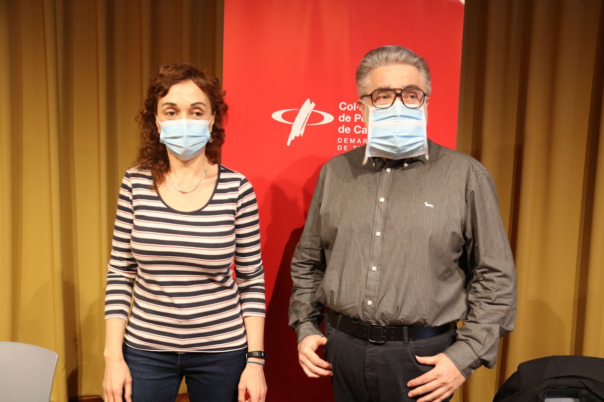 Ester Comellas, cap de Traumatologia de l'Hospital Verge de la Cinta de Tortosa i Gaspar Masdeu, cap d'Intensius 