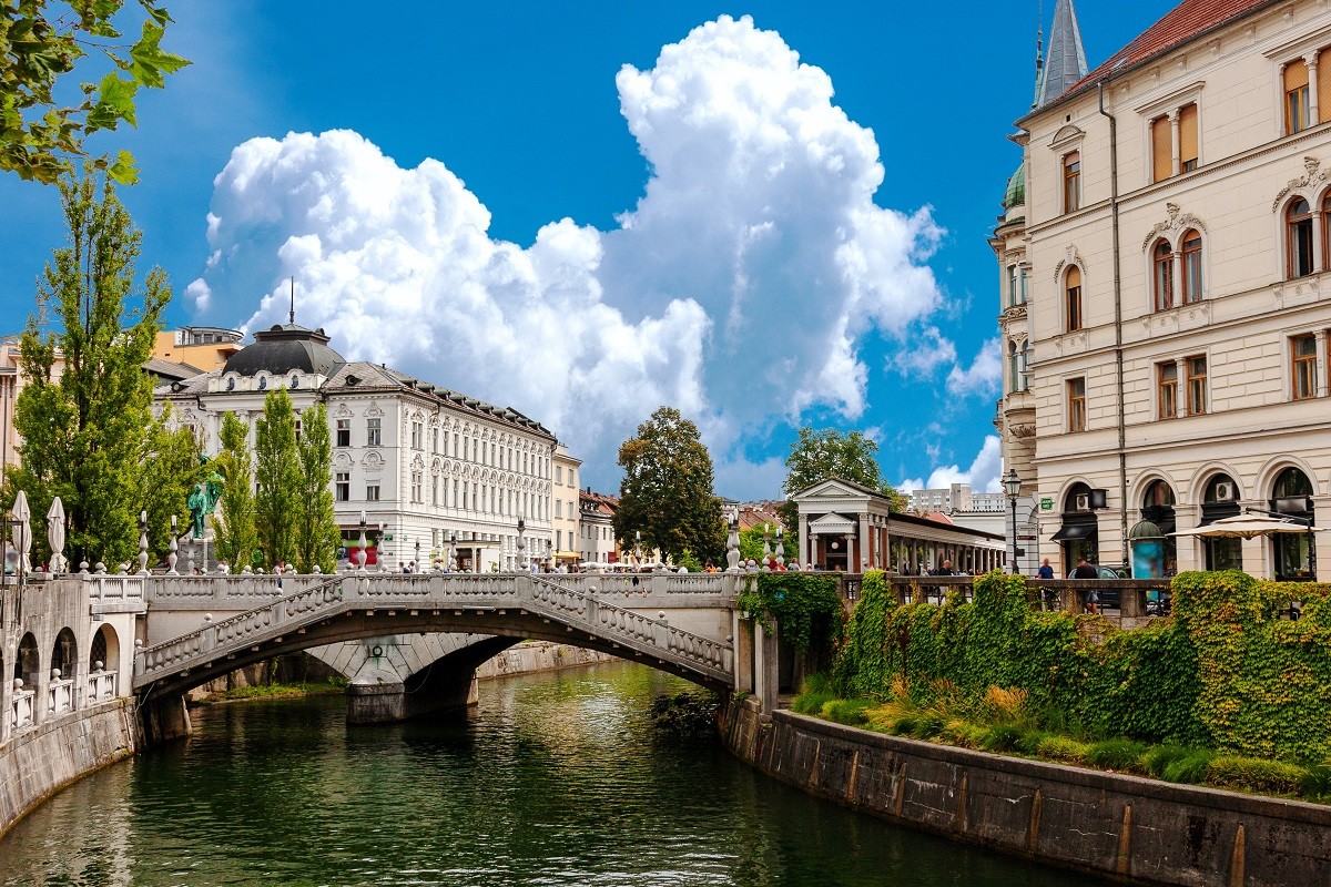 La ciutat de Ljubljana, en una imatge d'arxiu