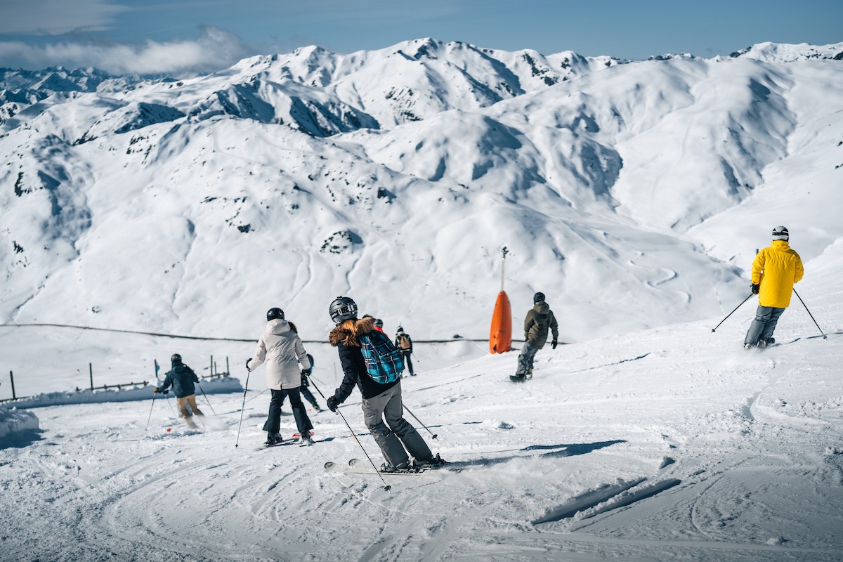 Esquiadors a Baqueira-Beret.
