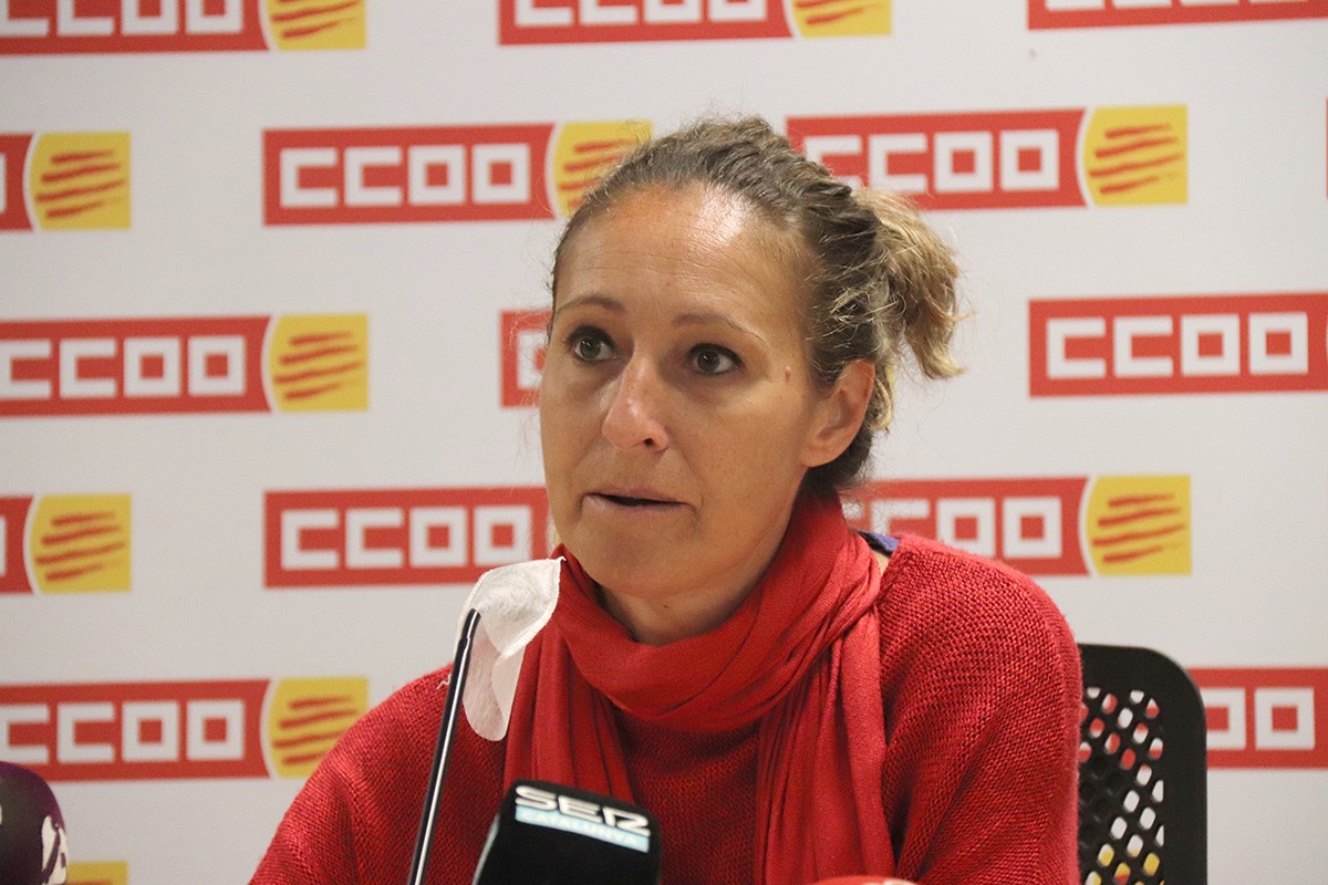 Elisabet Foix, responsable de salut laboral de la Unió Intercomarcal de CCOO Tarragona.