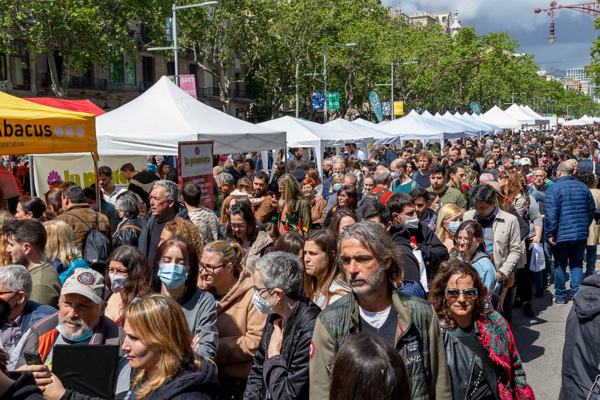 El Sant Jordi 2022 a Barcelona amb la superilla literària
