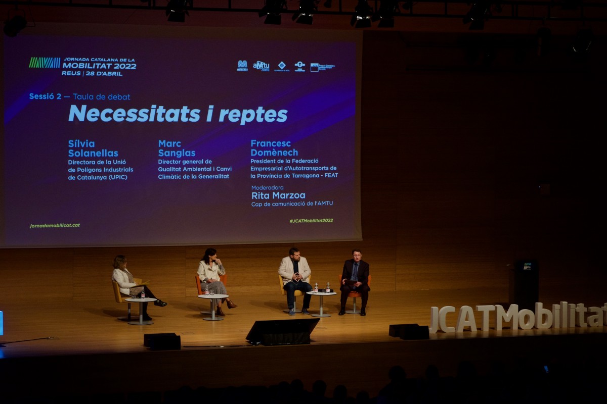 Una imatge de la Jornada Catalana de la Mobilitat, que s'ha fet a Reus 