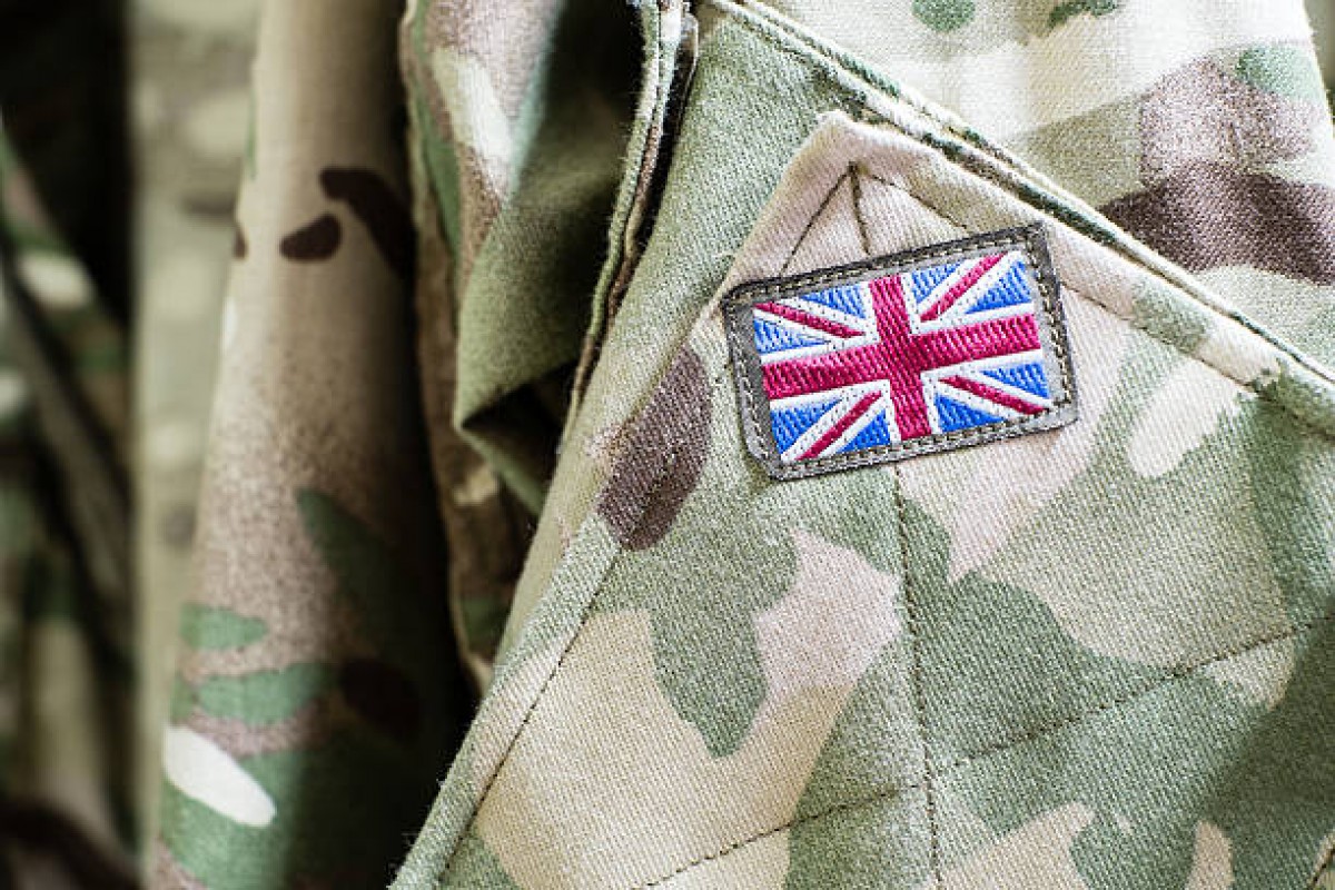 Imatge d'arxiu de l'uniforme de l'exèrcit britànic