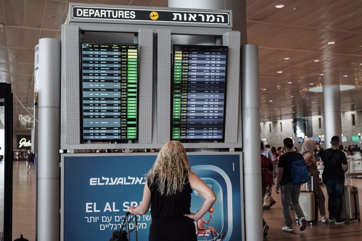 L'aeroport israelià Ben-Gurion, en una imatge d'arxiu