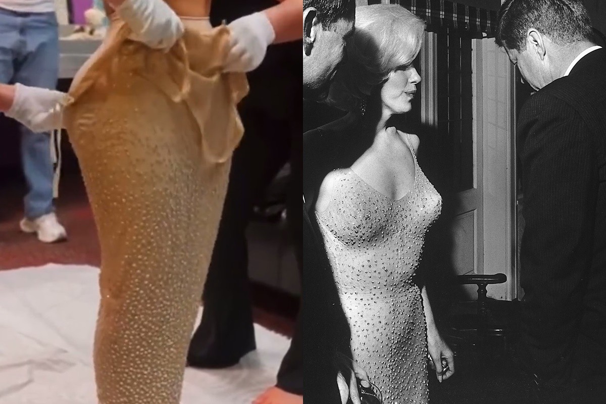 Kardashian va passar un procés per poder posar-se el vestit