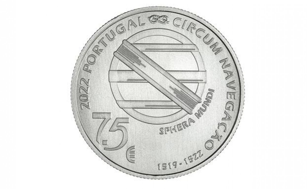 La part frontal de la nova moneda de 7,5 euros