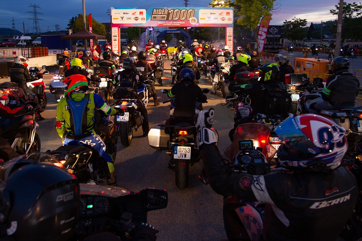Imatge d'una edició passada de la Rider 1000, a Manresa.