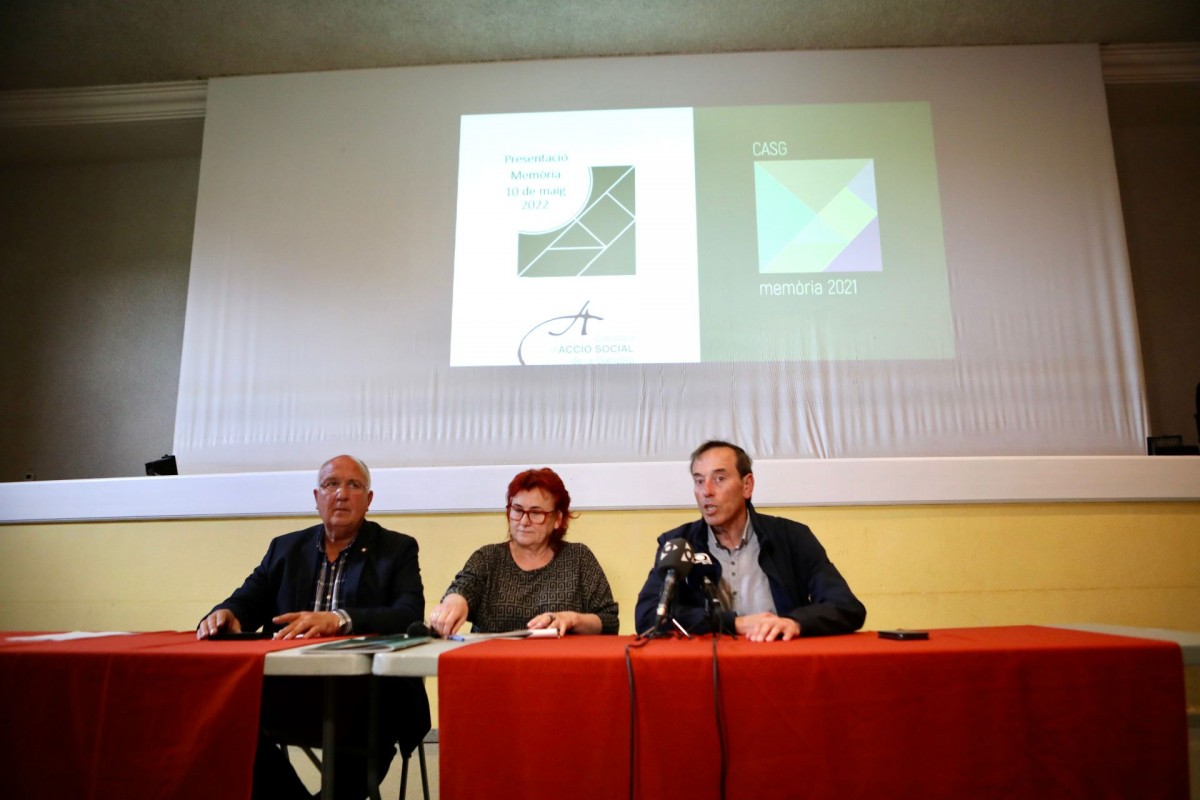 La presentació de la «Memòria 2021» del CASG s'ha fet a Sant Joan les Fonts.